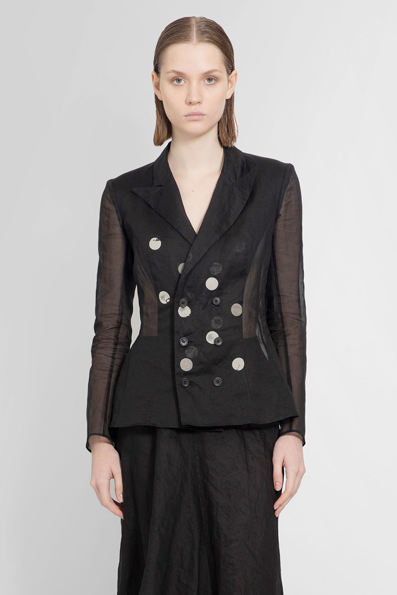 YOHJI YAMAMOTO WOMAN BLACK BLAZERS