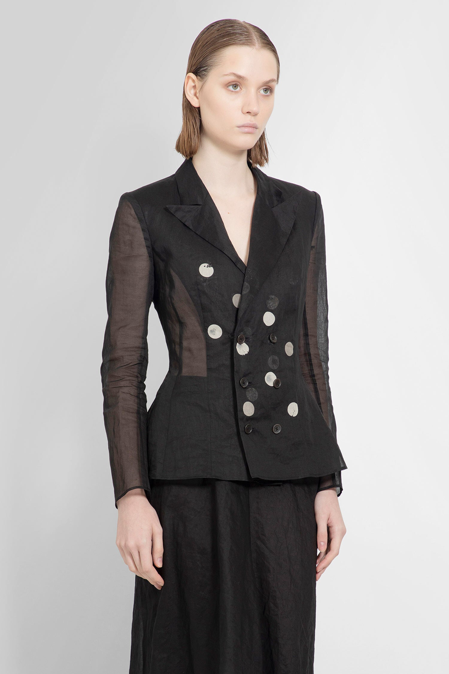 YOHJI YAMAMOTO WOMAN BLACK BLAZERS