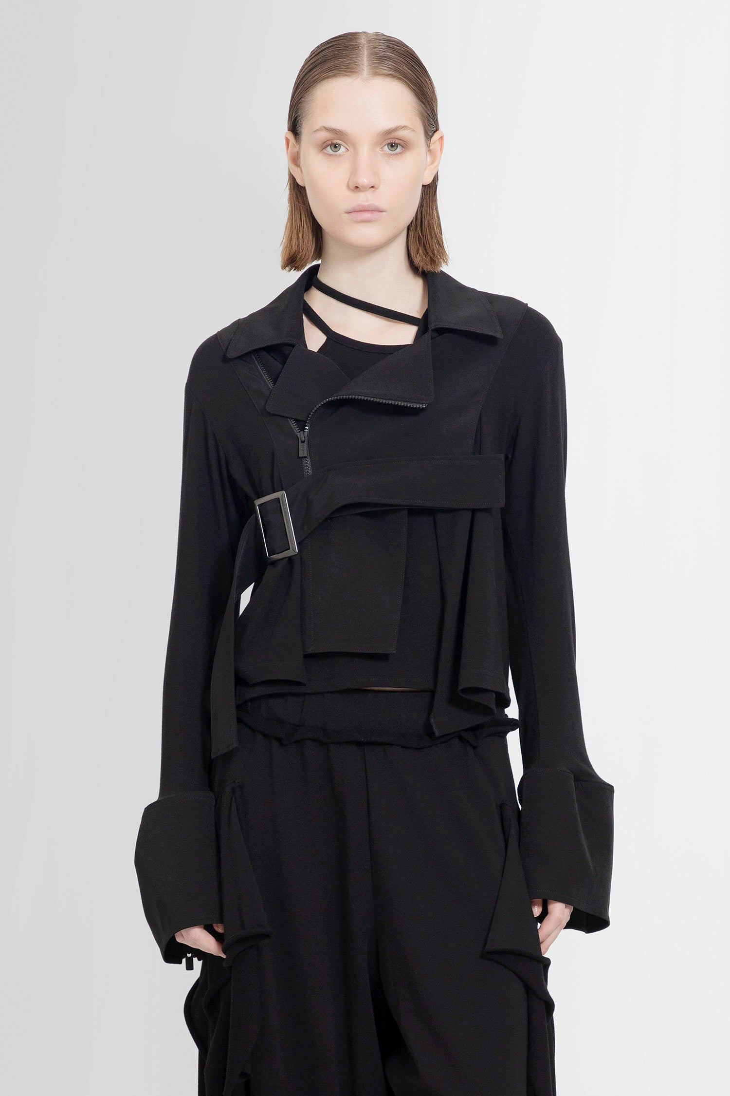 YOHJI YAMAMOTO WOMAN BLACK JACKETS