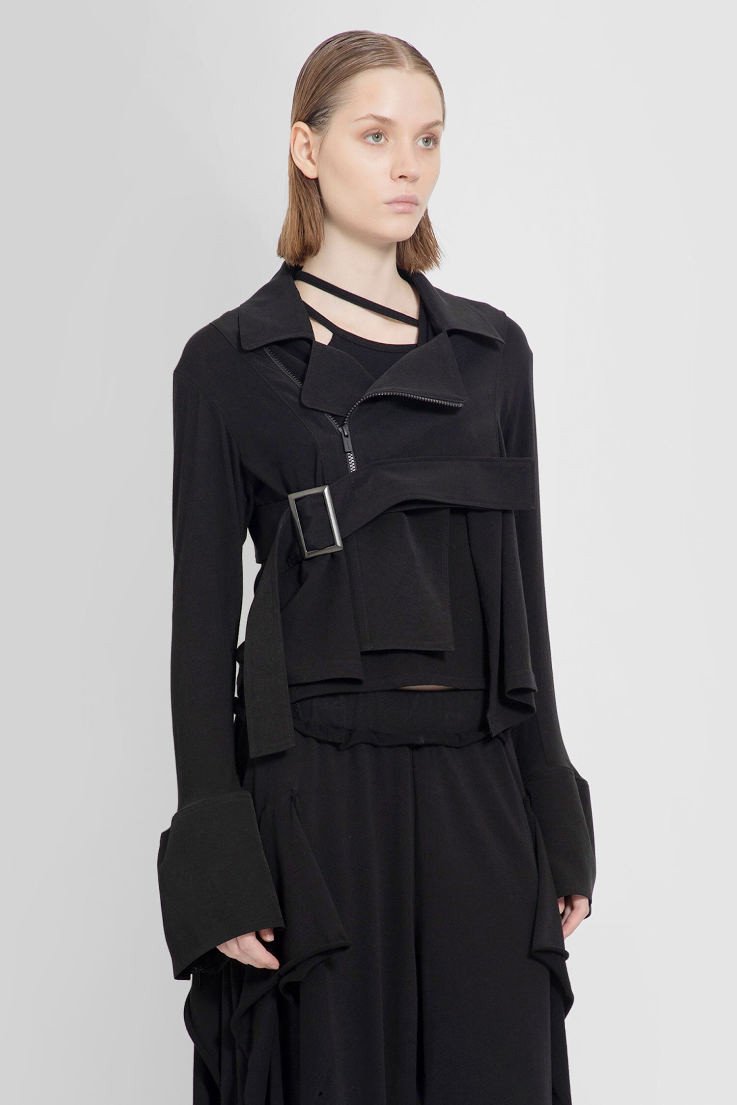 YOHJI YAMAMOTO WOMAN BLACK JACKETS