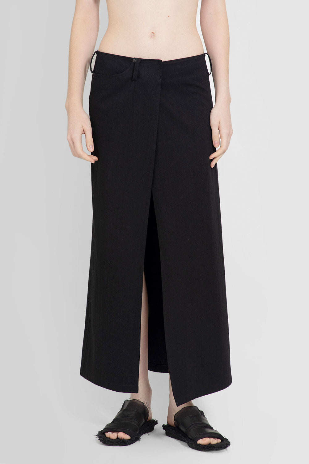 YOHJI YAMAMOTO WOMAN BLACK SKIRTS