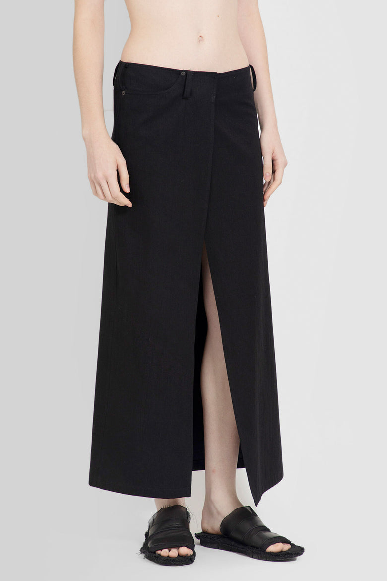 YOHJI YAMAMOTO WOMAN BLACK SKIRTS