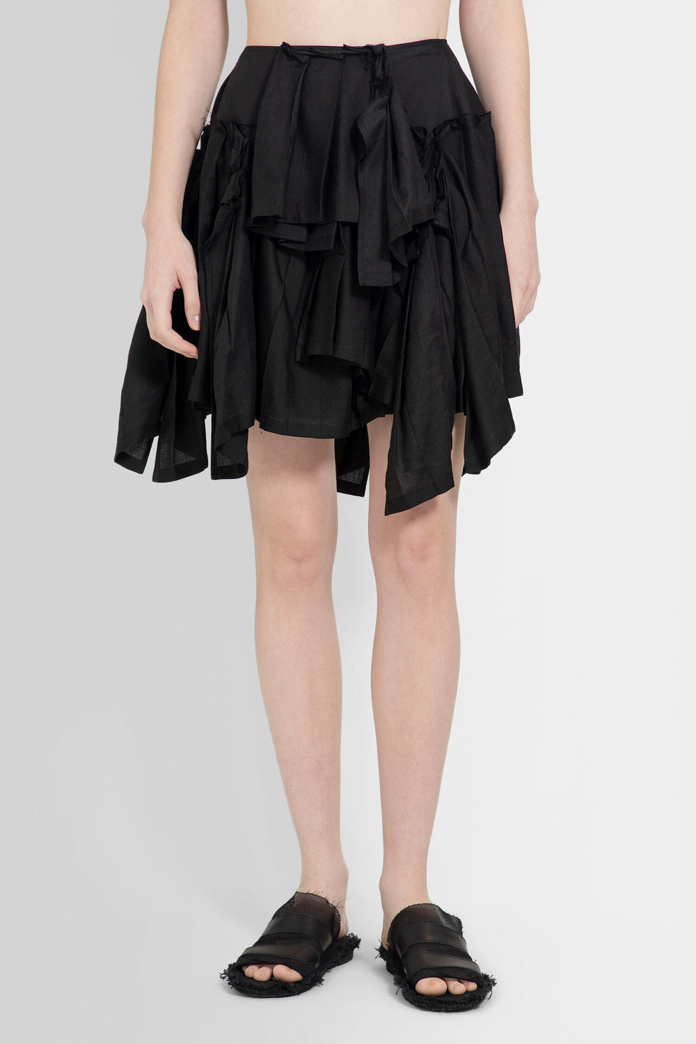 YOHJI YAMAMOTO WOMAN BLACK SKIRTS