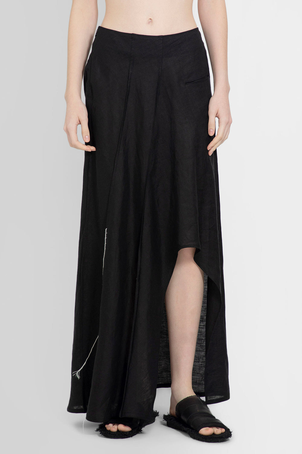 YOHJI YAMAMOTO WOMAN BLACK SKIRTS