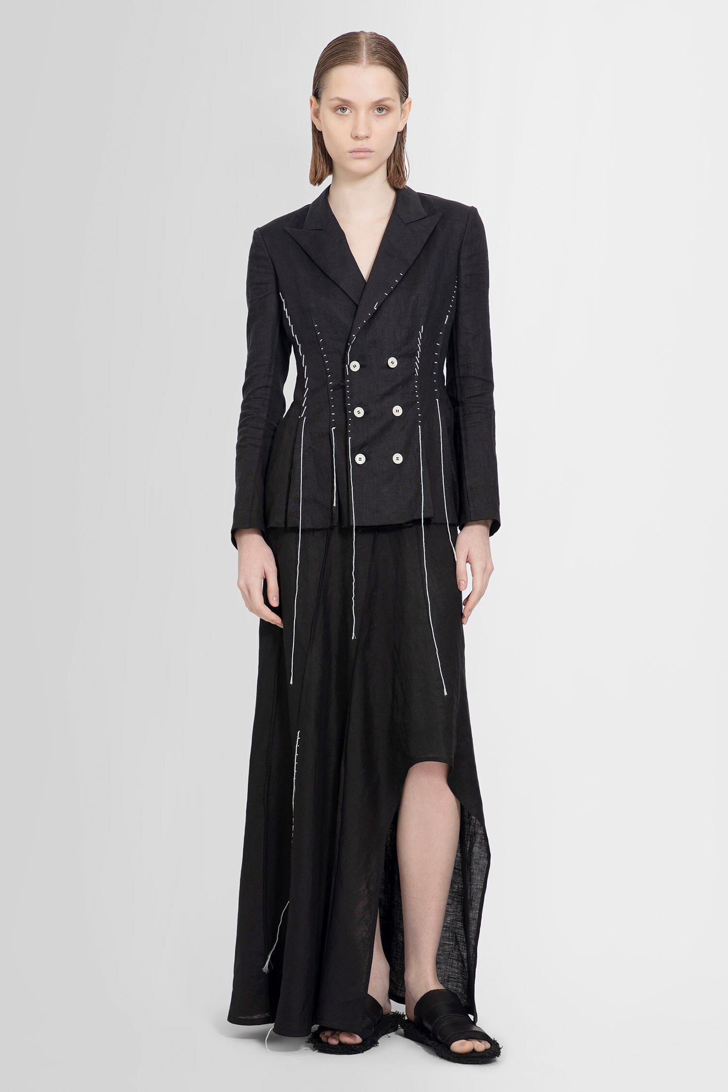 YOHJI YAMAMOTO WOMAN BLACK SKIRTS