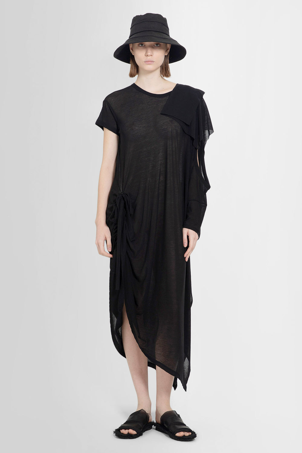 YOHJI YAMAMOTO WOMAN BLACK DRESSES