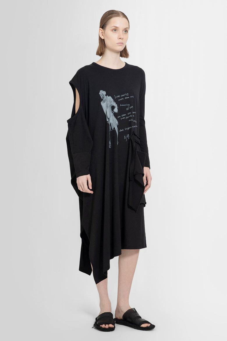 YOHJI YAMAMOTO WOMAN BLACK DRESSES