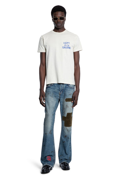 GALLERY DEPT. MAN OFF-WHITE T-SHIRTS & TANK TOPS