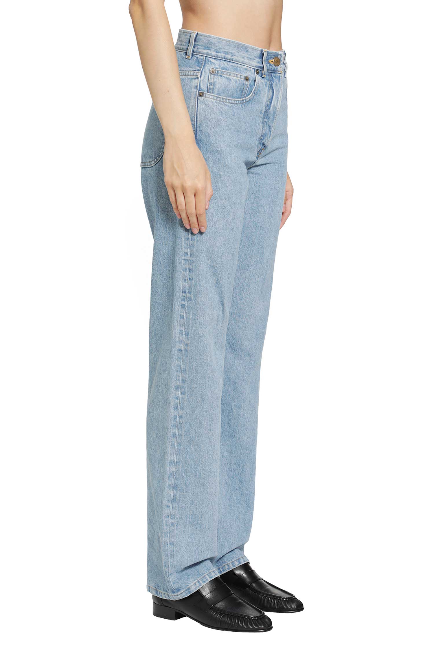THOM BROWNE Classic 5-Pocket Jeans woman