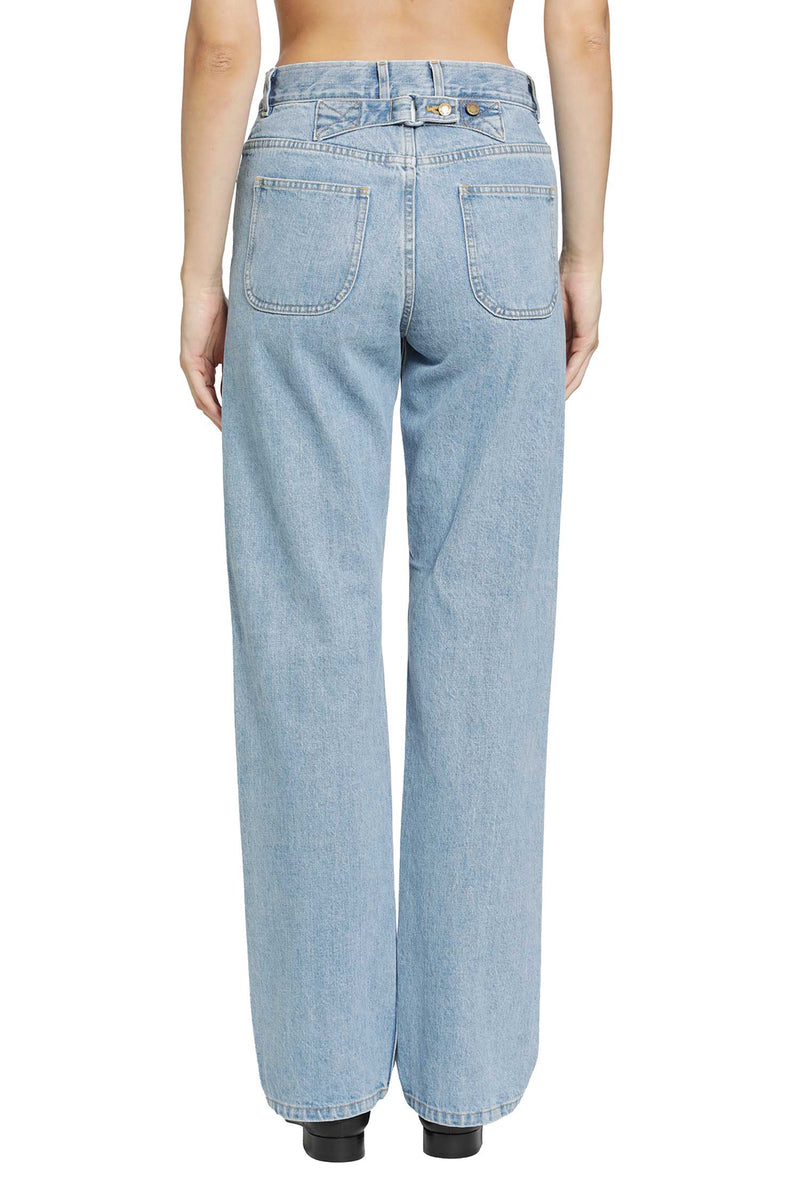 THOM BROWNE Classic 5-Pocket Jeans woman