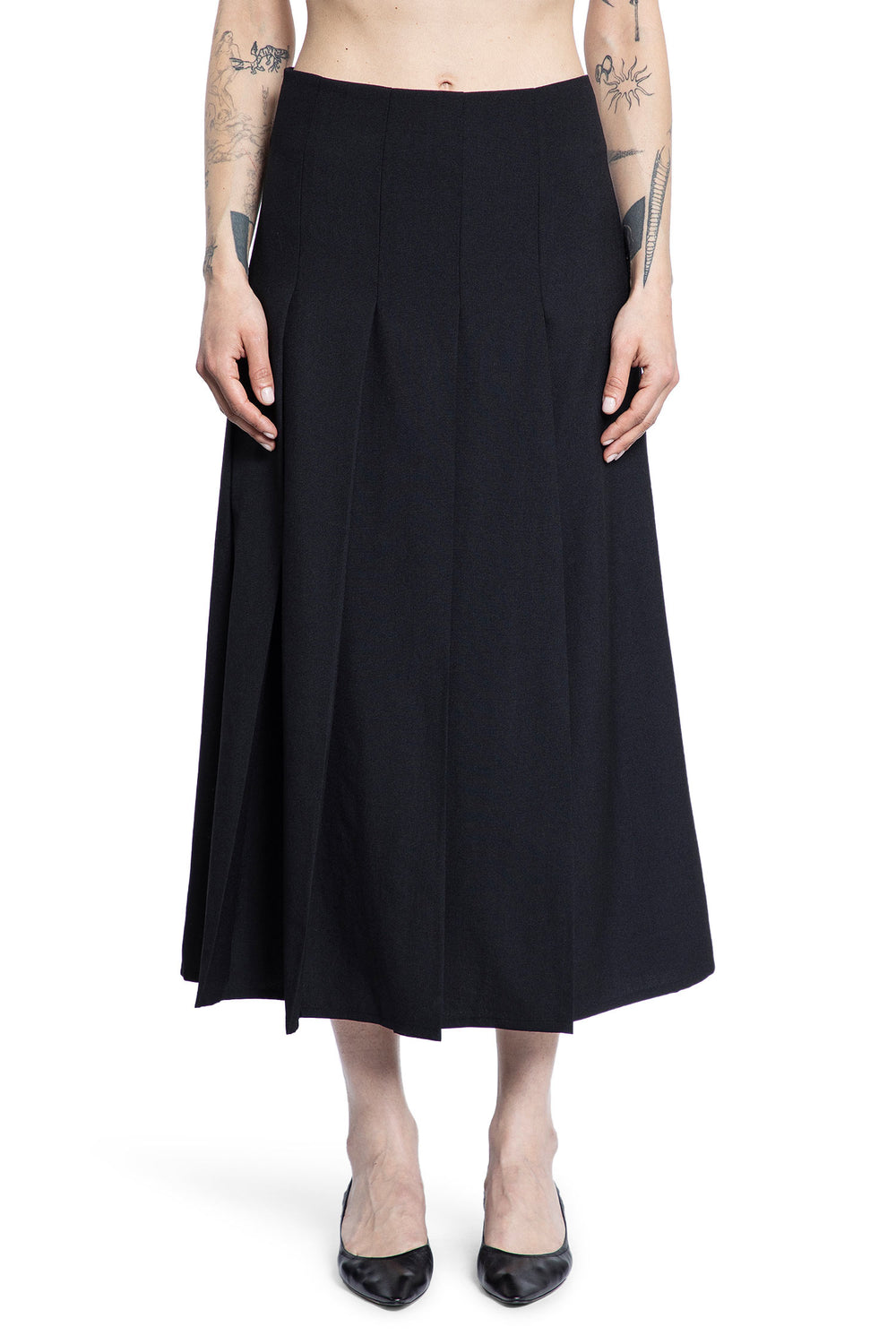 STUDIO NICHOLSON WOMAN BLACK SKIRTS