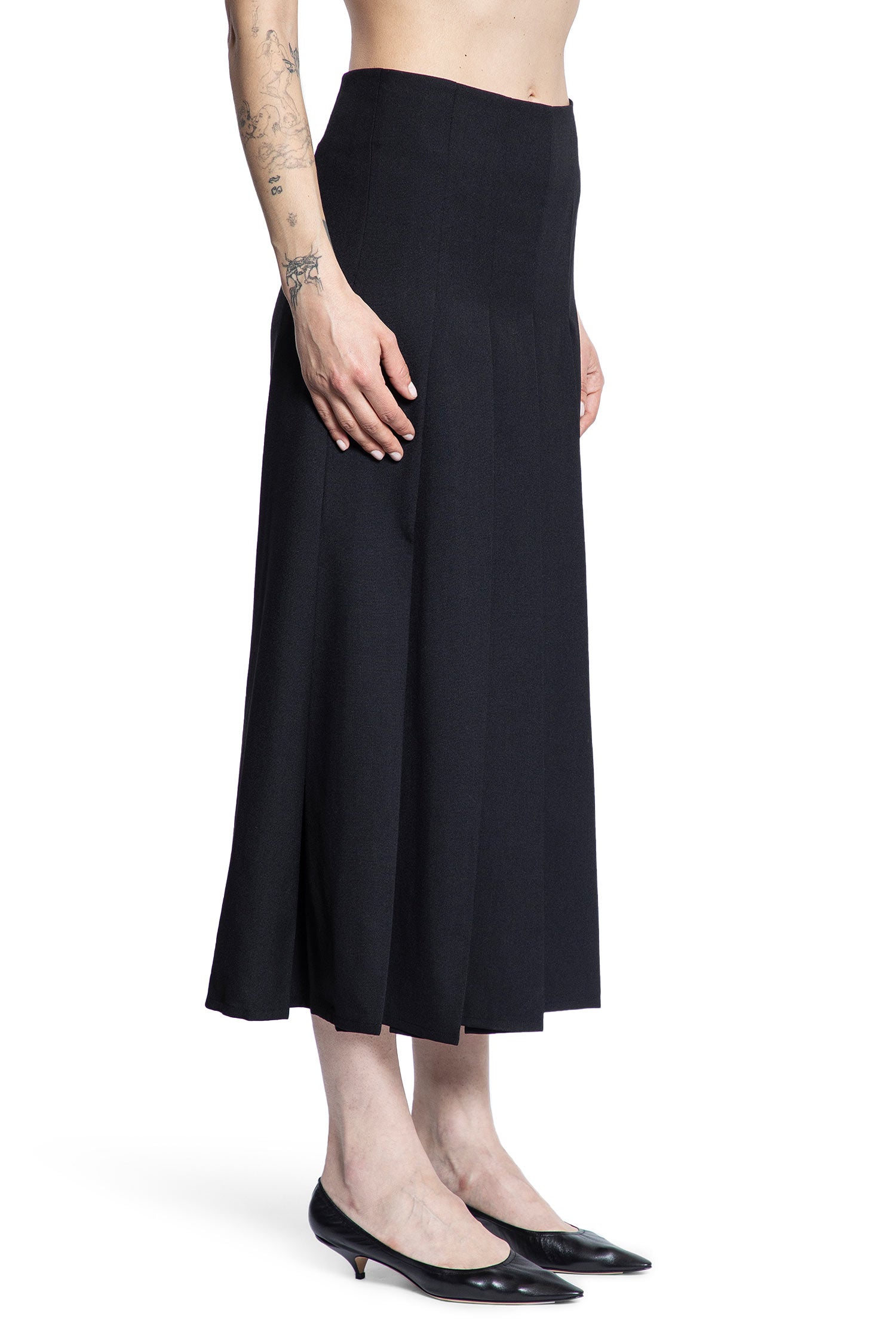 STUDIO NICHOLSON WOMAN BLACK SKIRTS