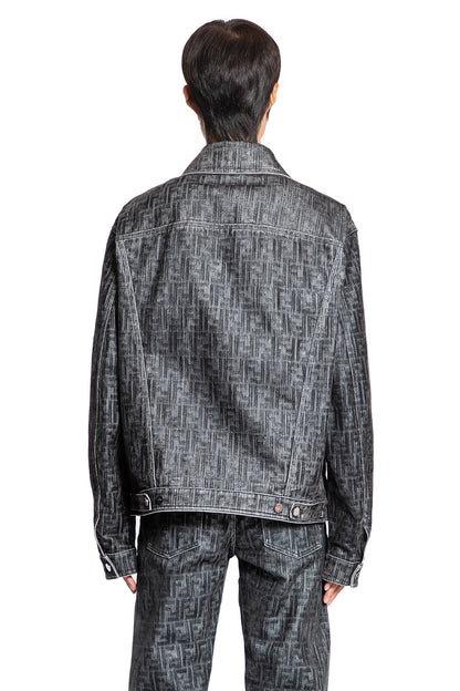 FENDI MAN GREY JACKETS