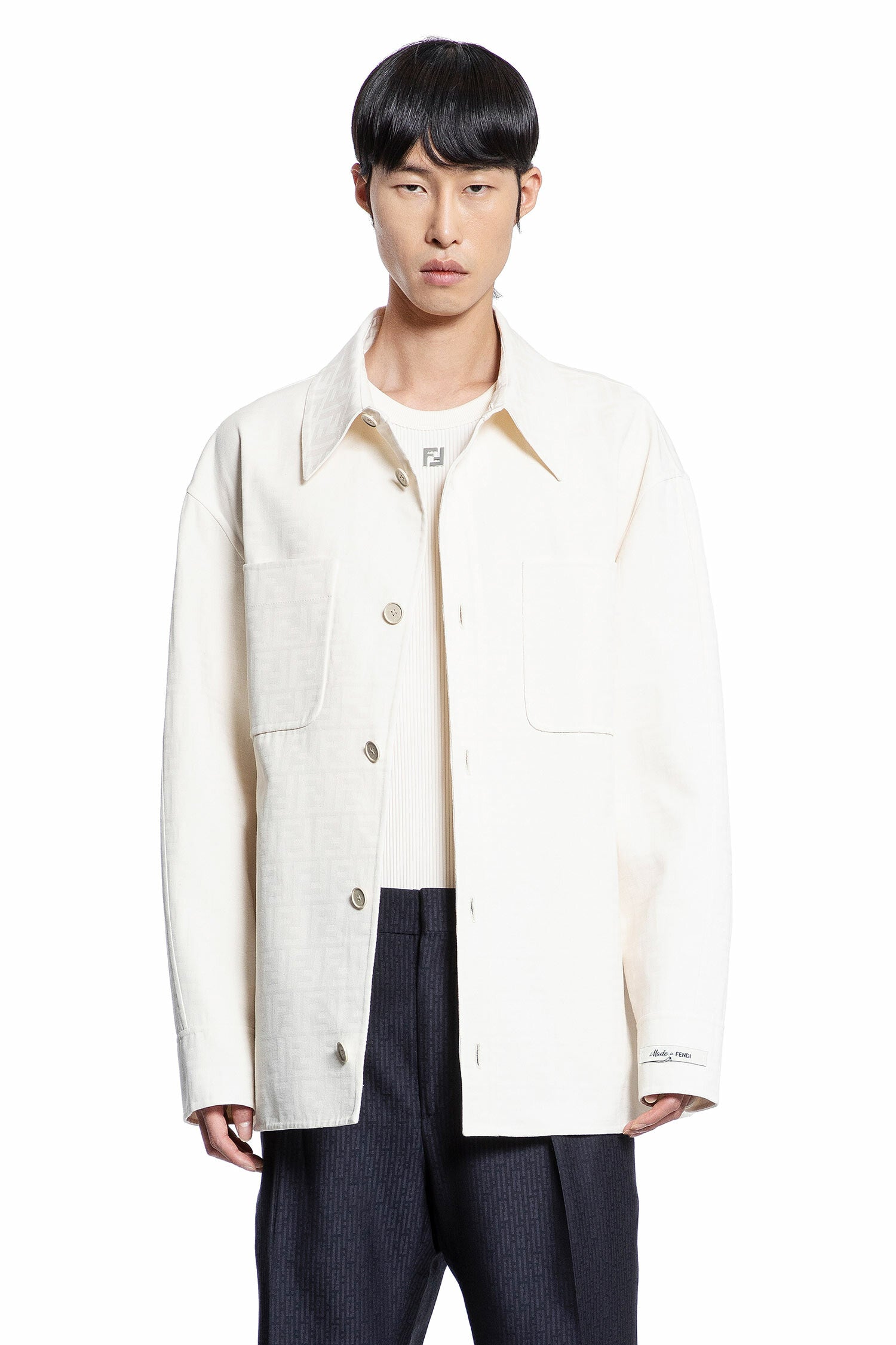 FENDI MAN WHITE JACKETS