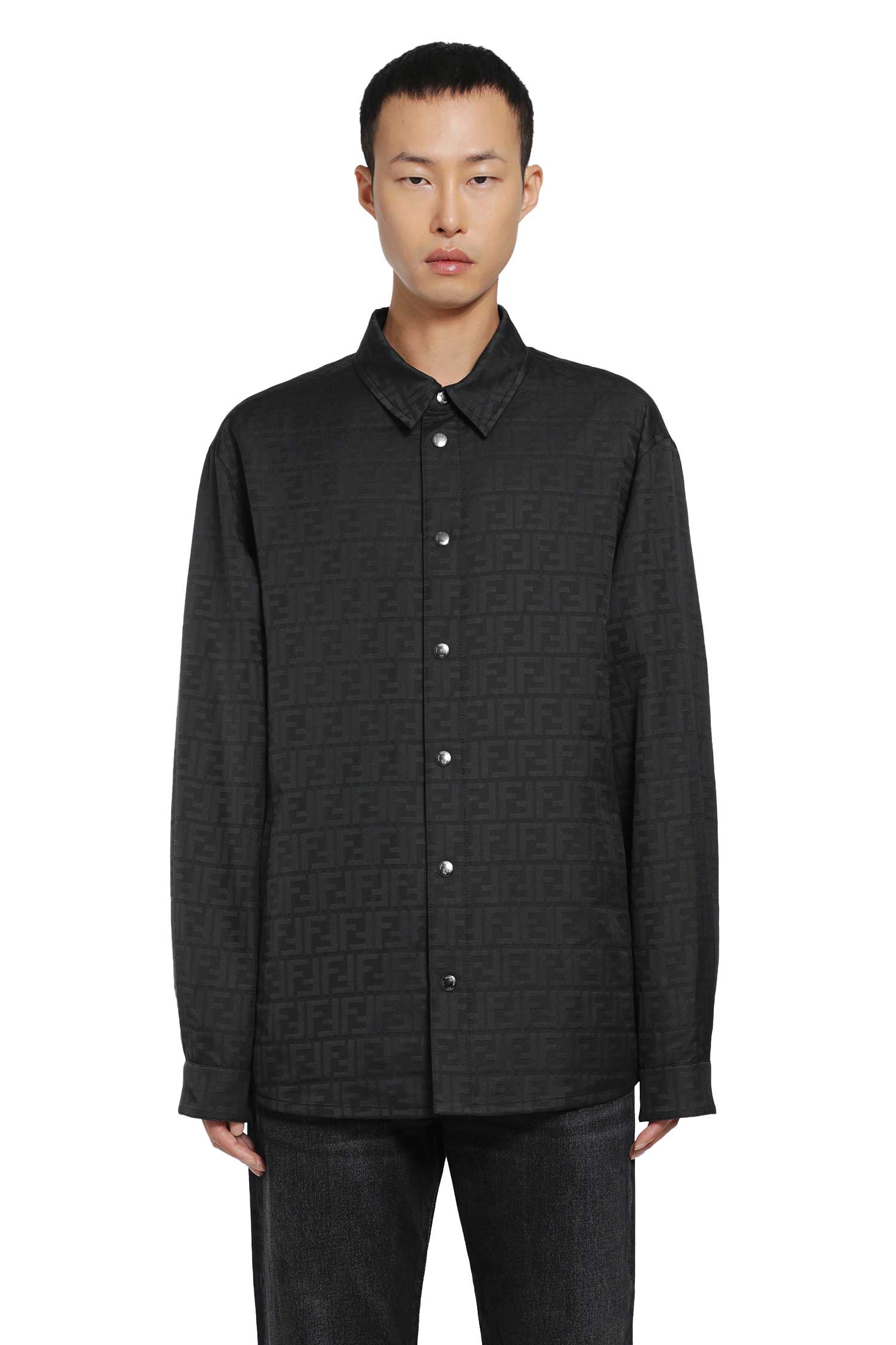 FENDI FF Zucca Jacquard Blouson Jacket man