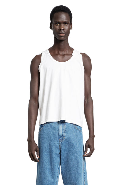 Antonioli MARINA YEE MAN WHITE T-SHIRTS & TANK TOPS