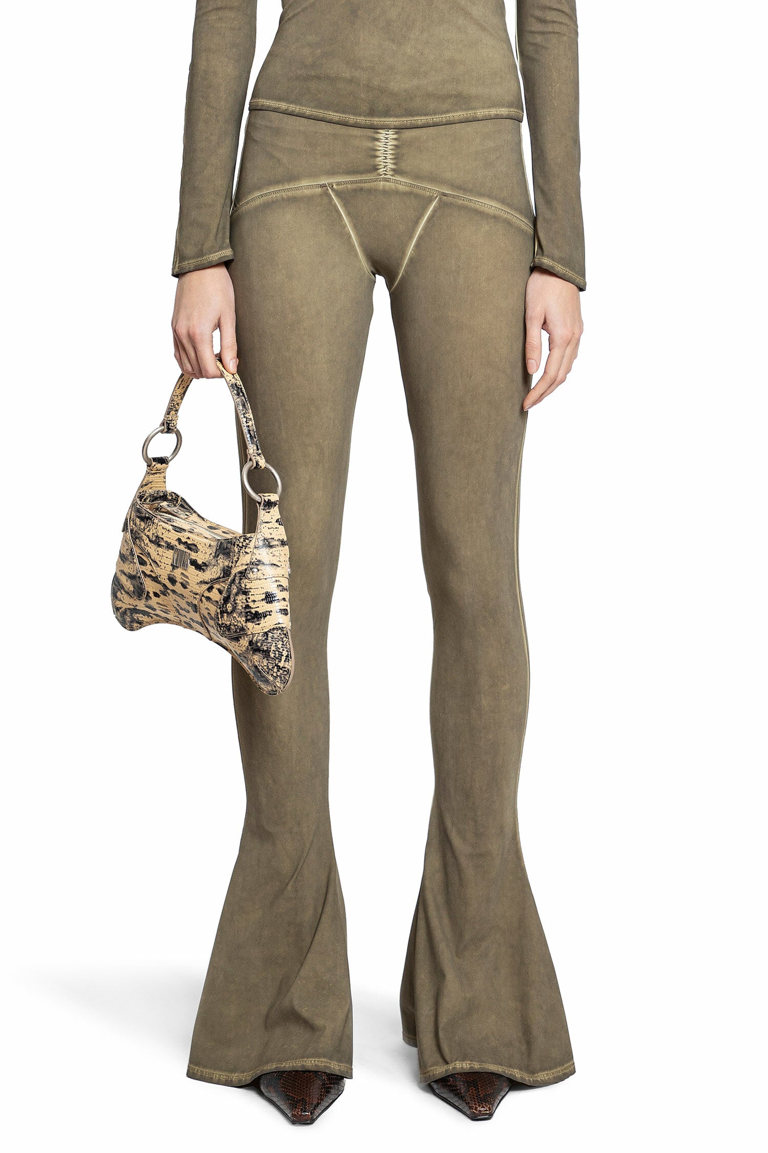 KNWLS WOMAN GREEN TROUSERS