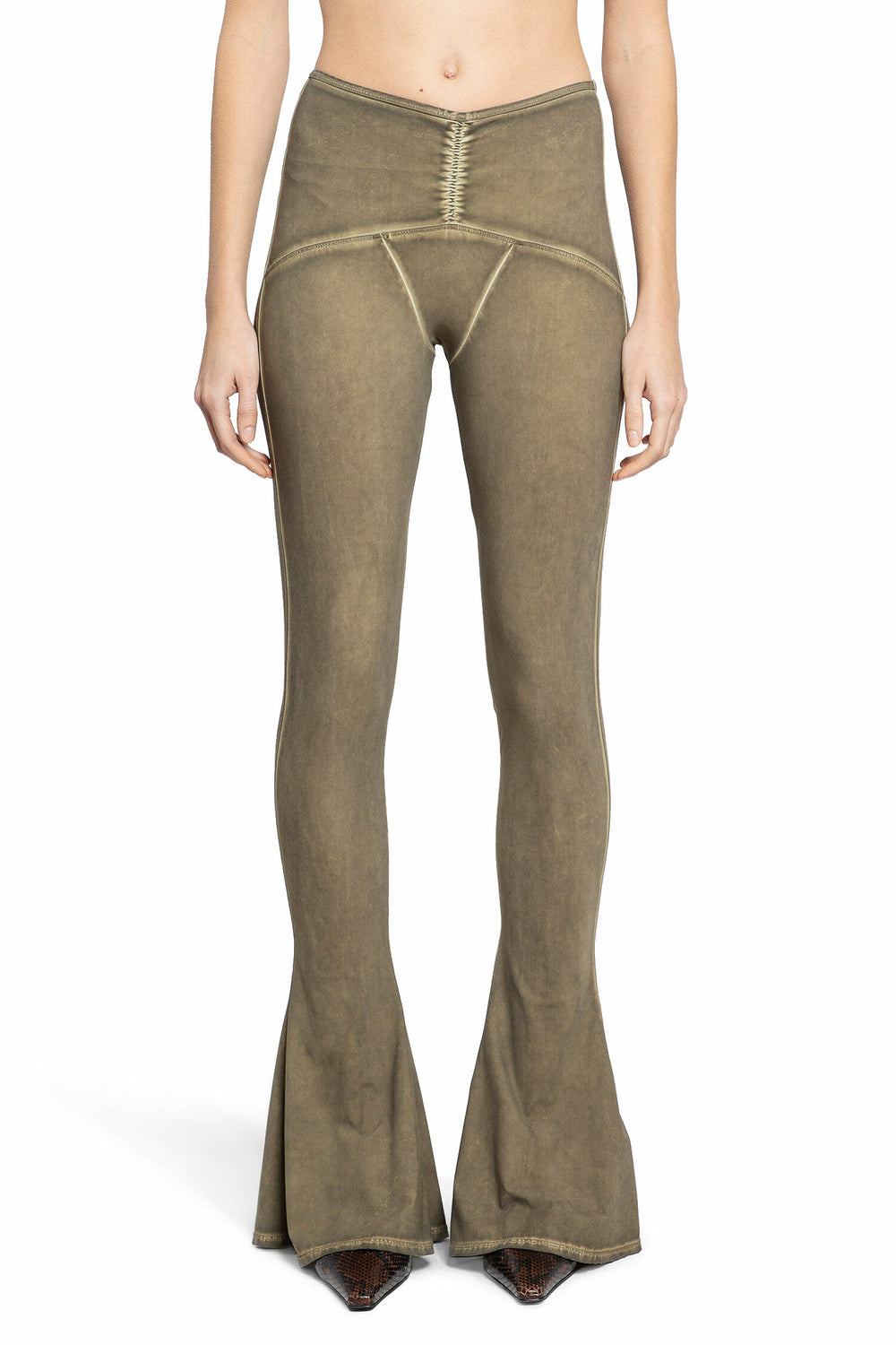 KNWLS WOMAN GREEN TROUSERS