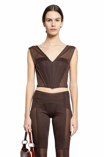 Antonioli KNWLS WOMAN BROWN TOPS