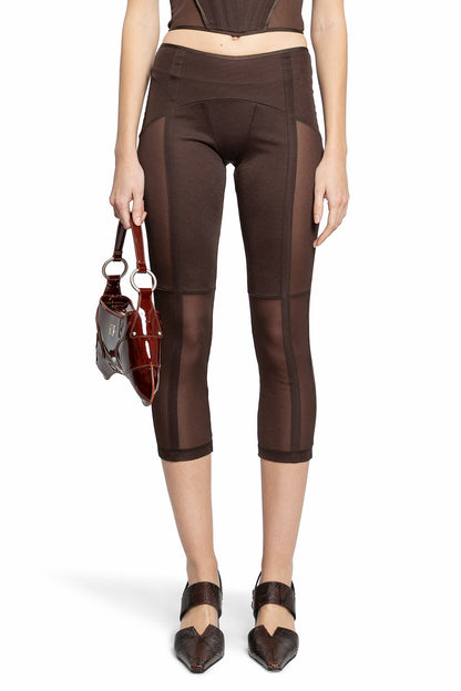 KNWLS WOMAN BROWN TROUSERS