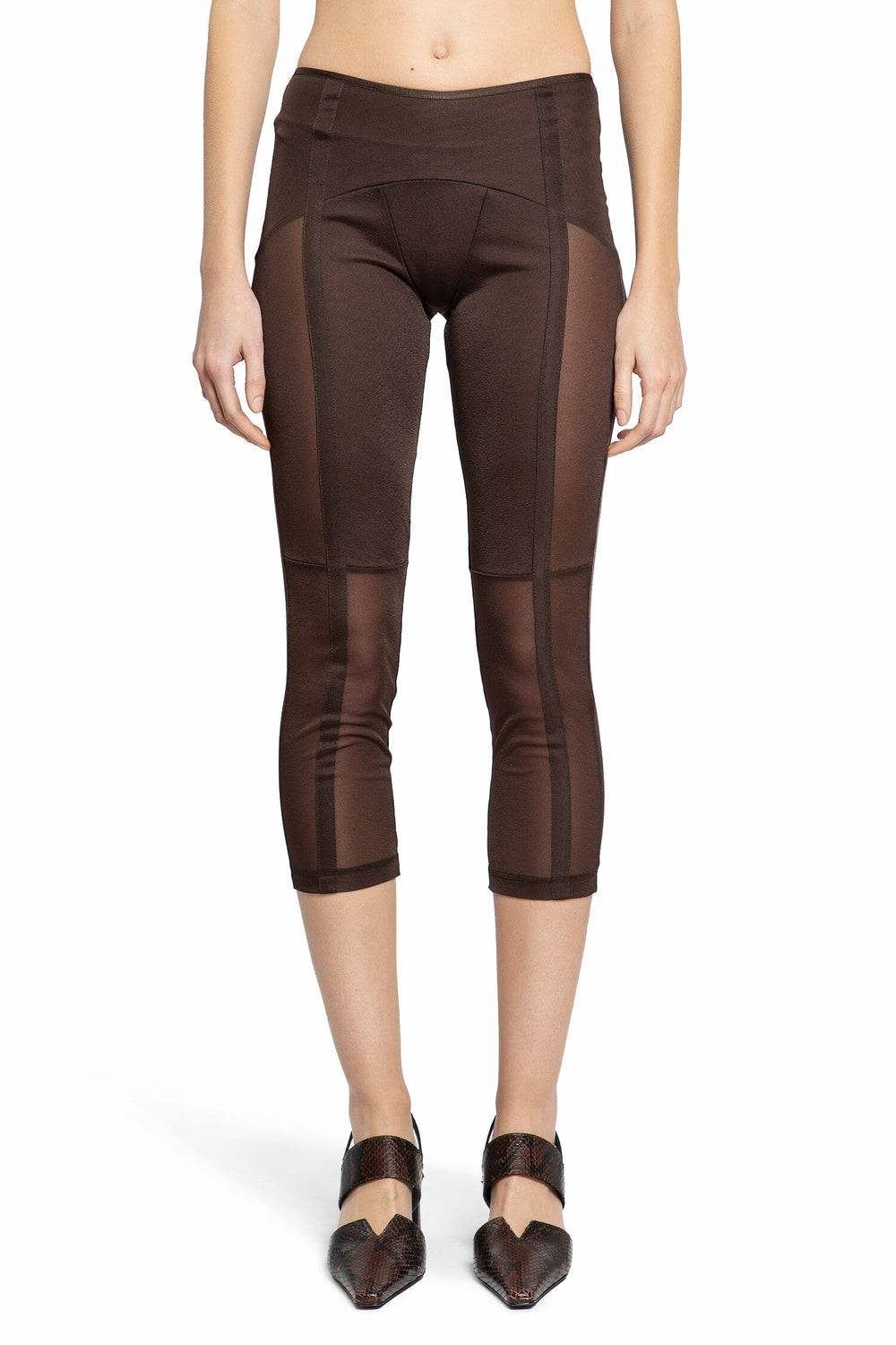 KNWLS WOMAN BROWN TROUSERS