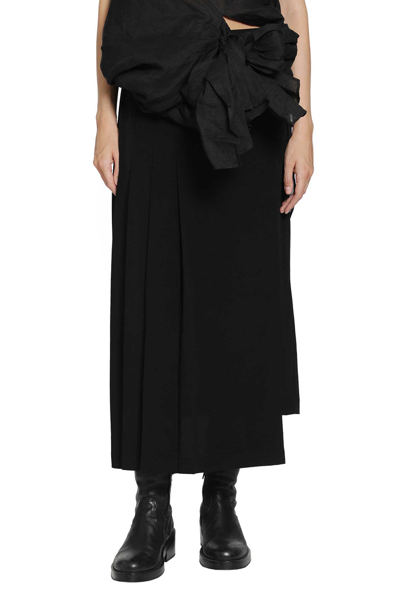 YOHJI YAMAMOTO Pleats Wrap Skirt woman