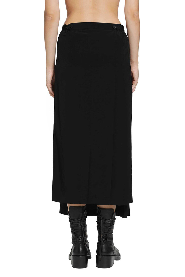 YOHJI YAMAMOTO Pleats Wrap Skirt woman