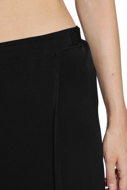 Pleats Wrap Skirt