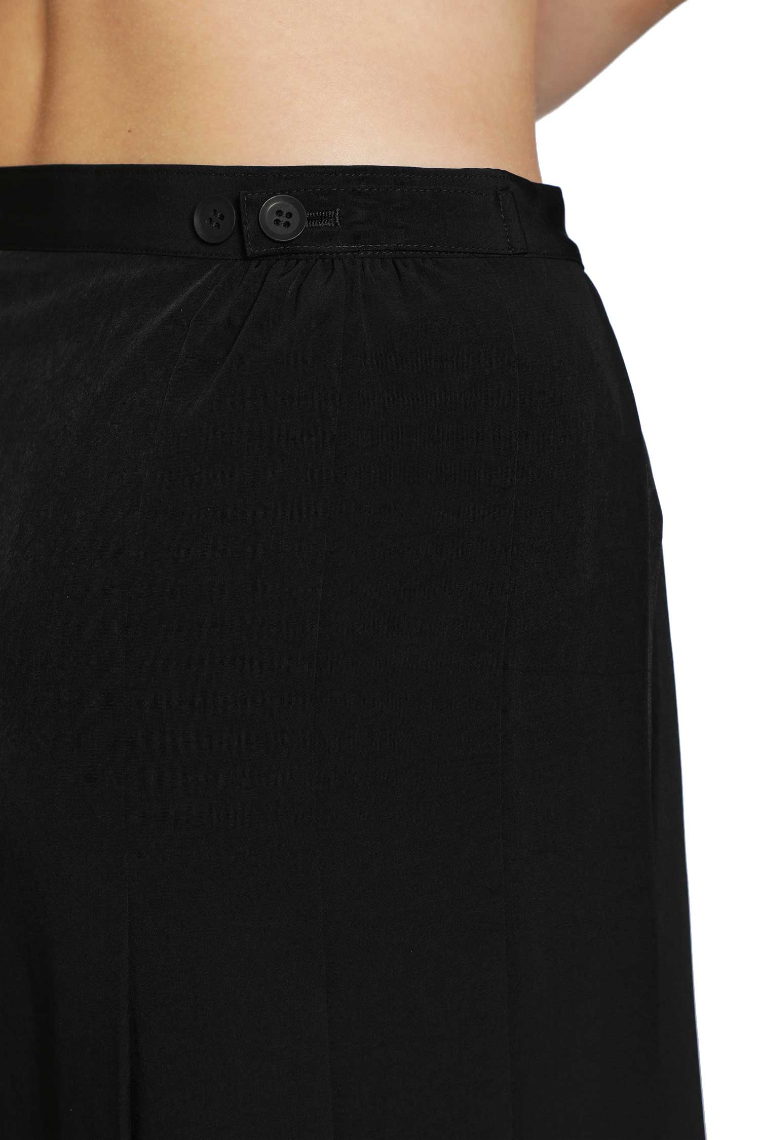 Pleats Wrap Skirt