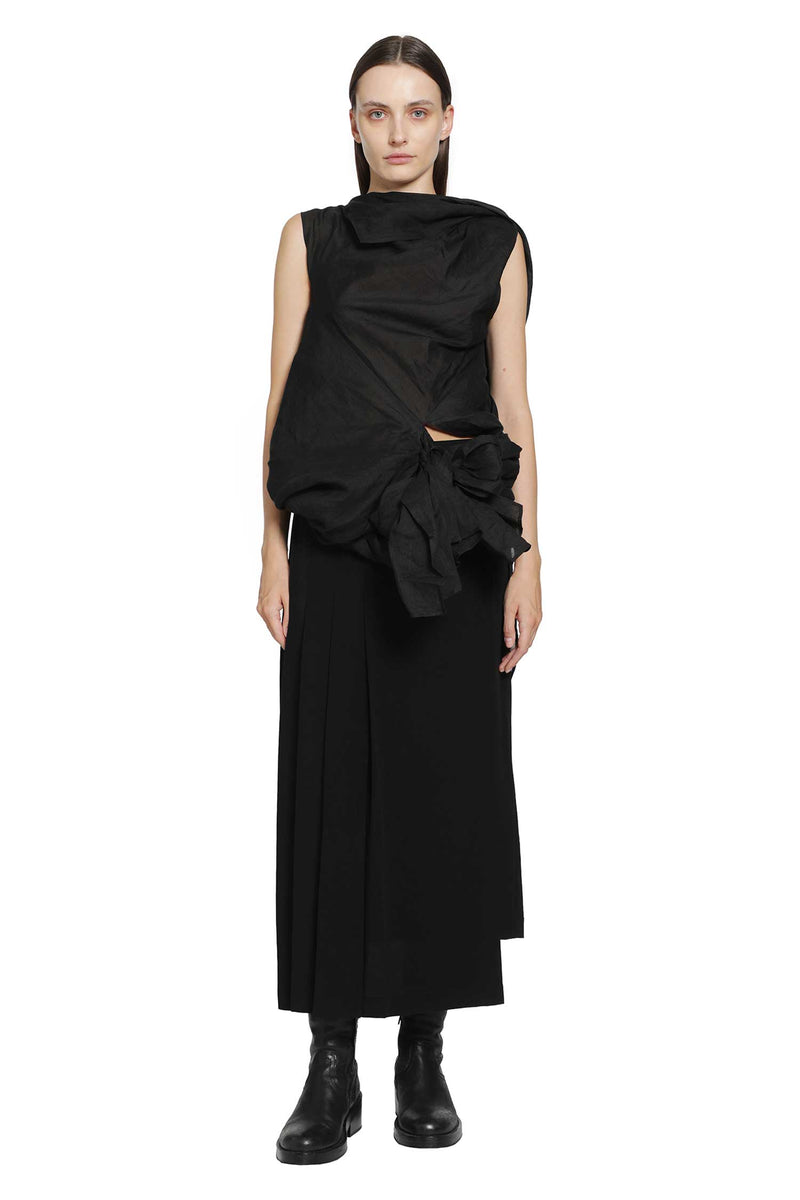 YOHJI YAMAMOTO Pleats Wrap Skirt woman