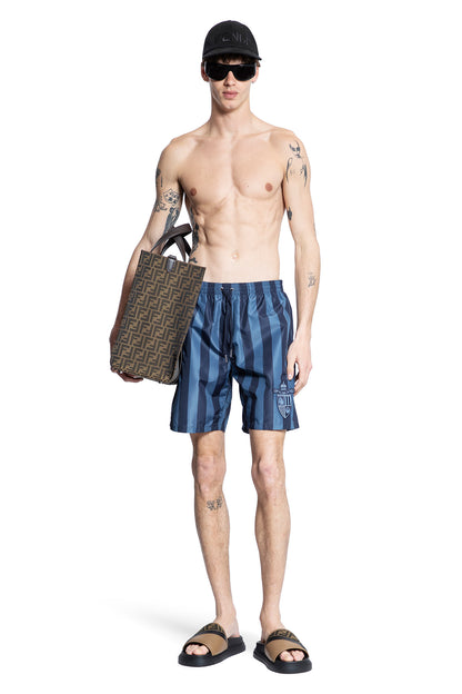 FENDI MAN BLUE SWIMWEAR