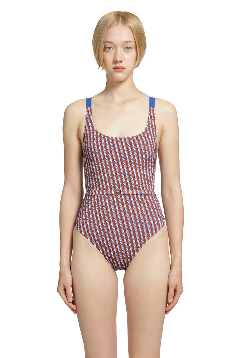 FENDI Printed Swimsuit woman
