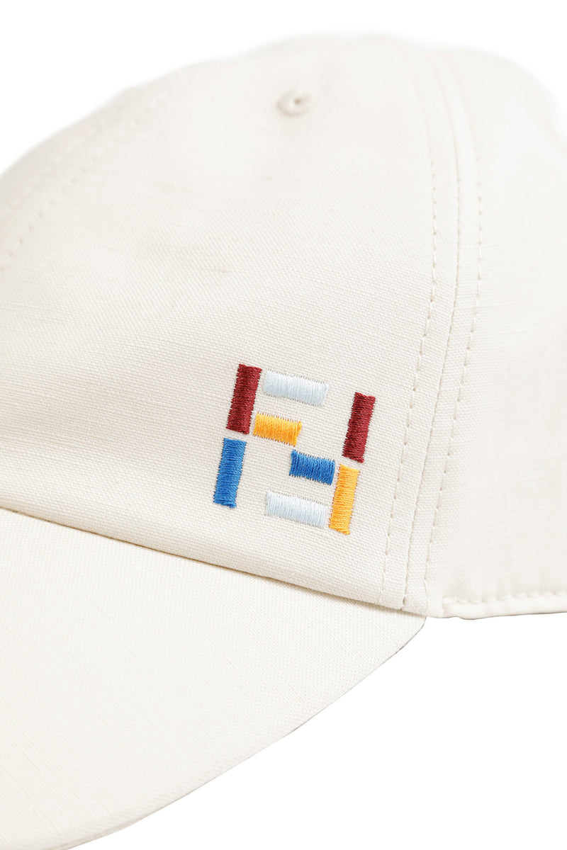 FENDI Cotton Linen FF Baseball Cap man