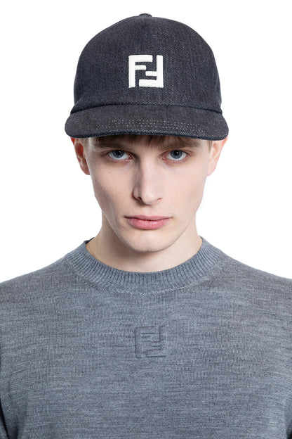 FENDI MAN BLACK HATS