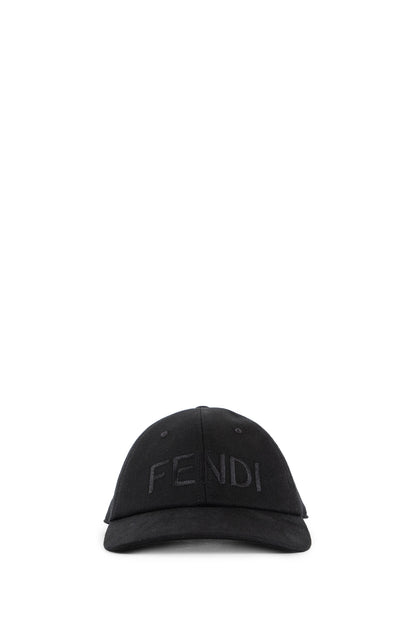 FENDI MAN BLACK HATS