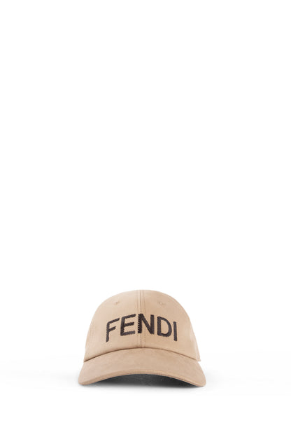 FENDI MAN BEIGE HATS