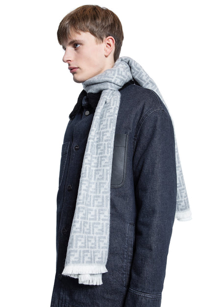 FENDI MAN GREY SCARVES