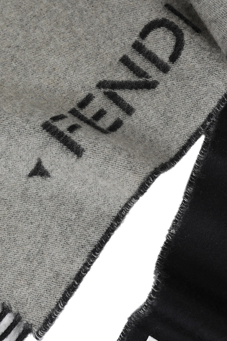 FENDI Stencil 1925 Wool And Cashmere Scarf man
