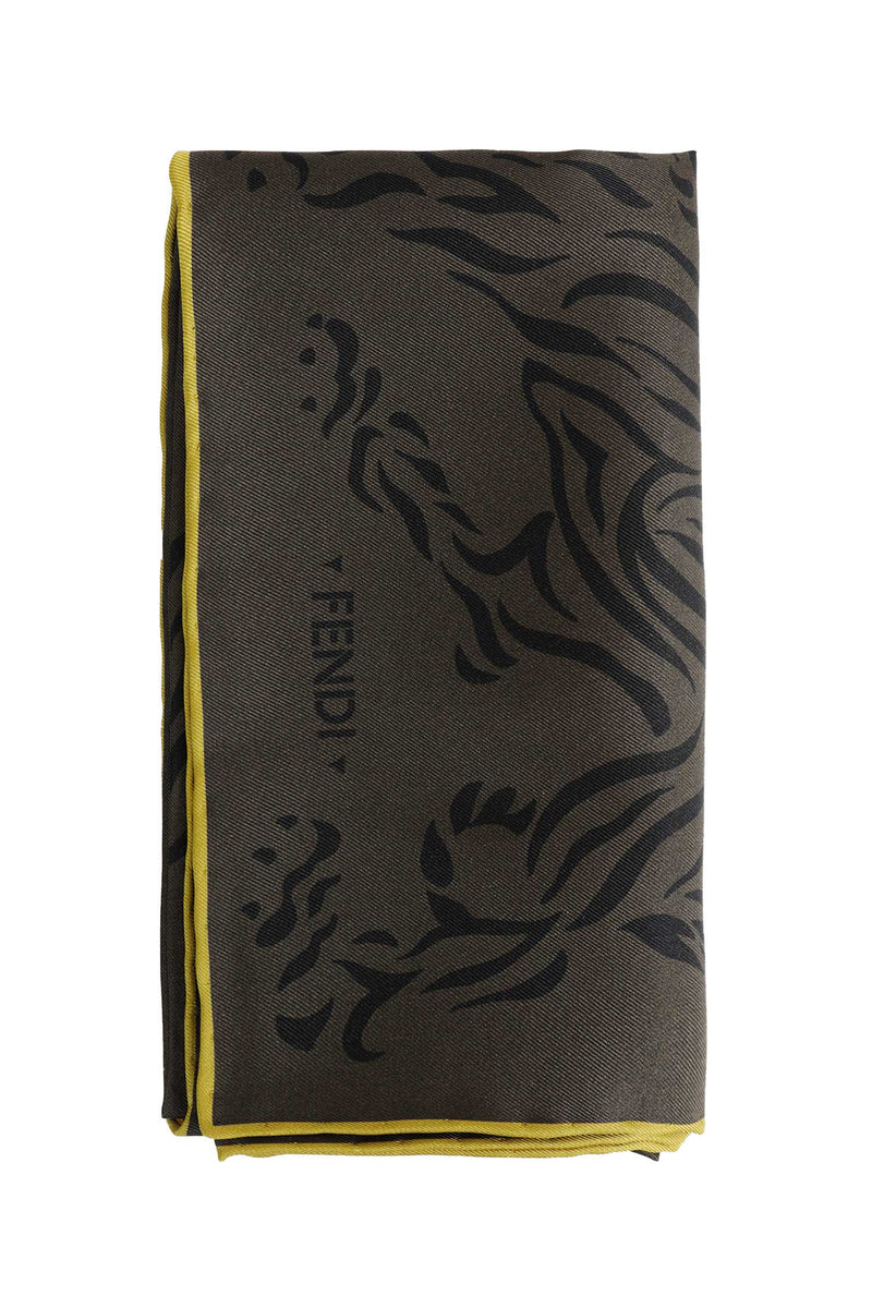 FENDI Tiger Silk Foulard man