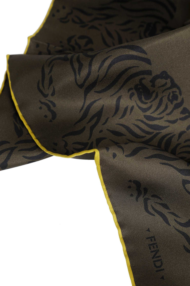 FENDI Tiger Silk Foulard man