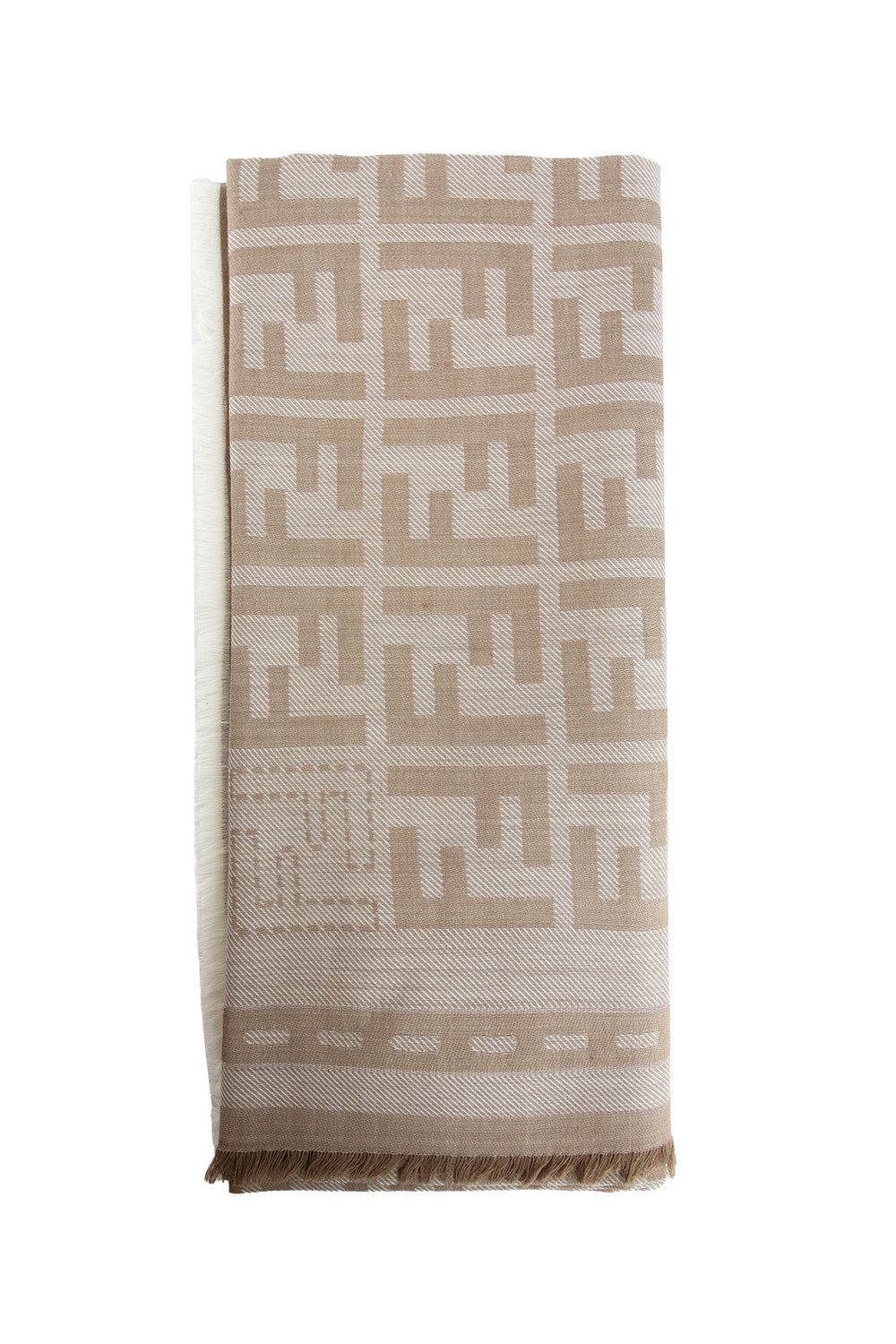 FENDI WOMAN BEIGE SCARVES