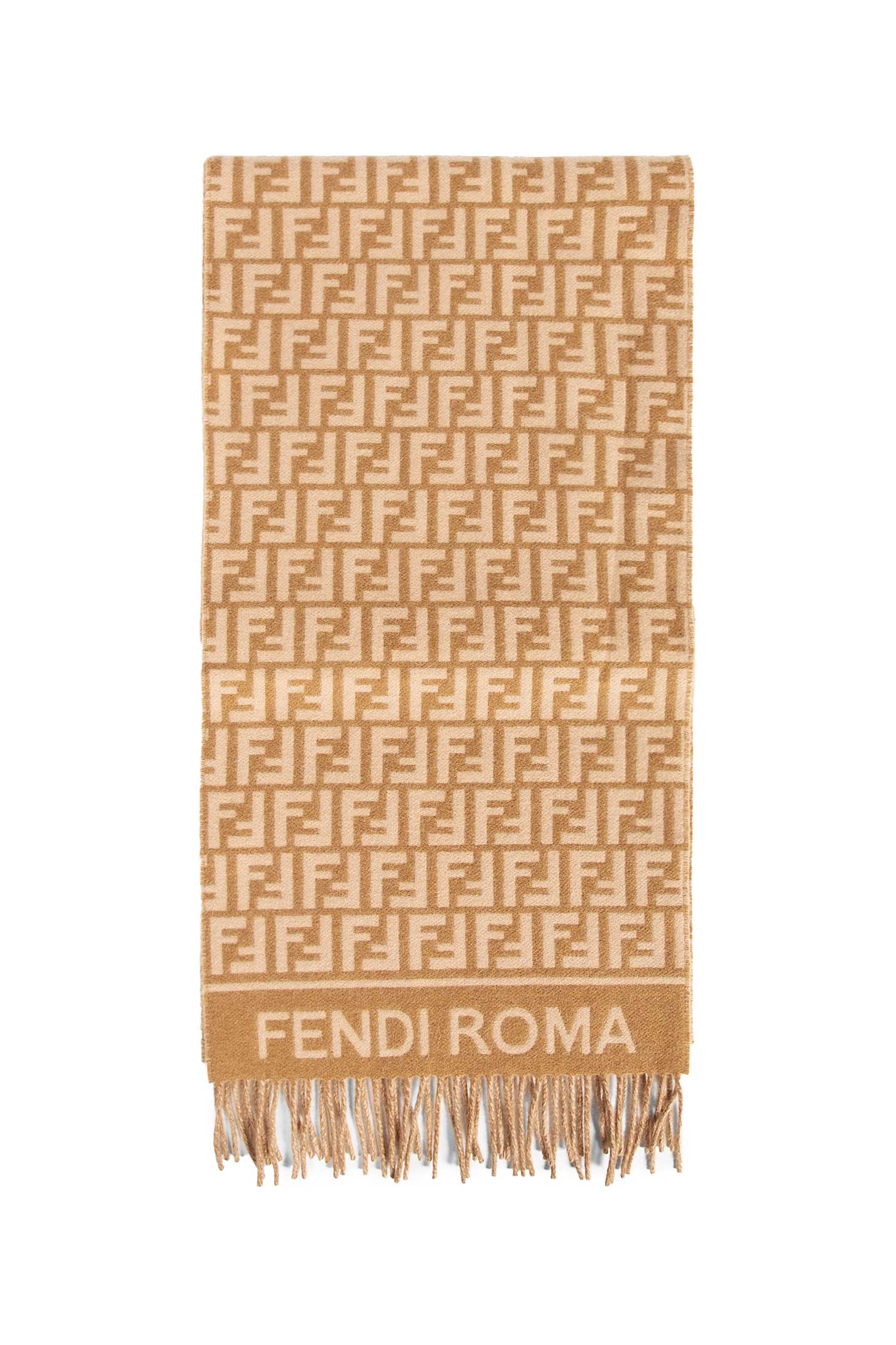 FENDI WOMAN BEIGE SCARVES
