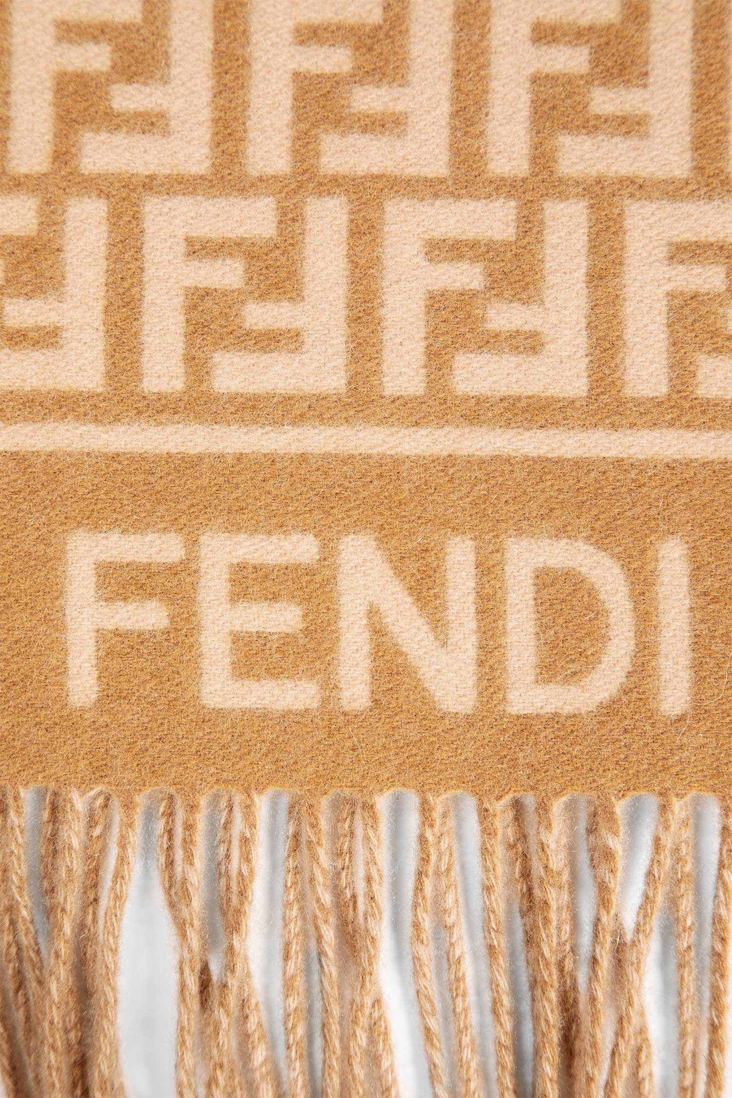 FENDI WOMAN BEIGE SCARVES
