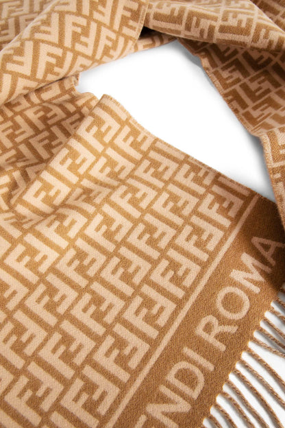 FENDI WOMAN BEIGE SCARVES