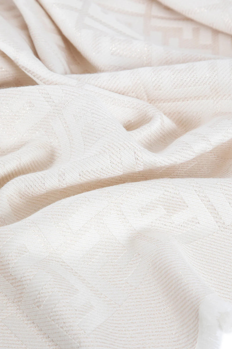 FF wool and metallic yarn shawl - Antonioli.eu