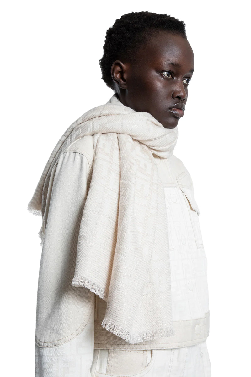 FF wool and metallic yarn shawl - Antonioli.eu