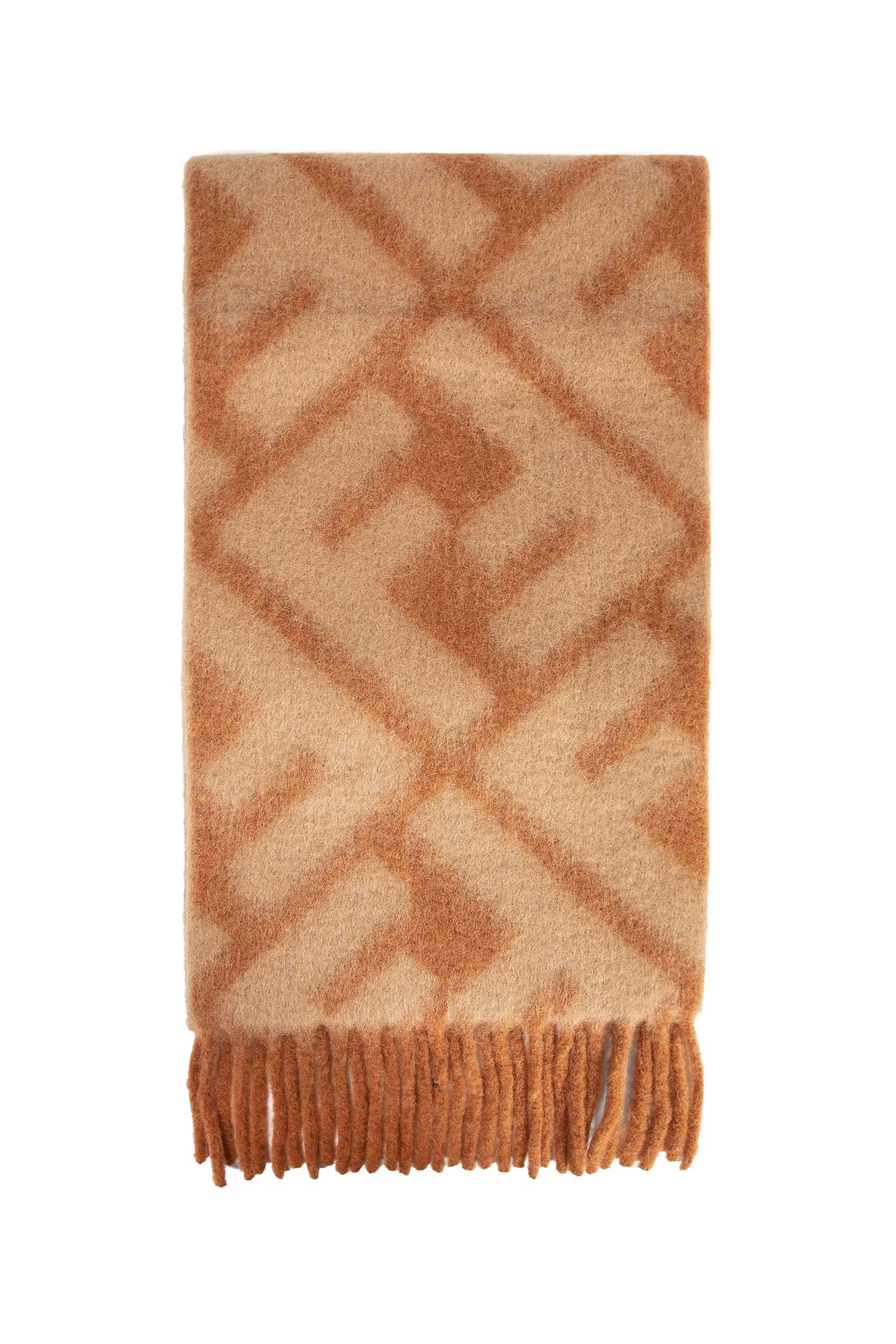 FENDI WOMAN BROWN SCARVES