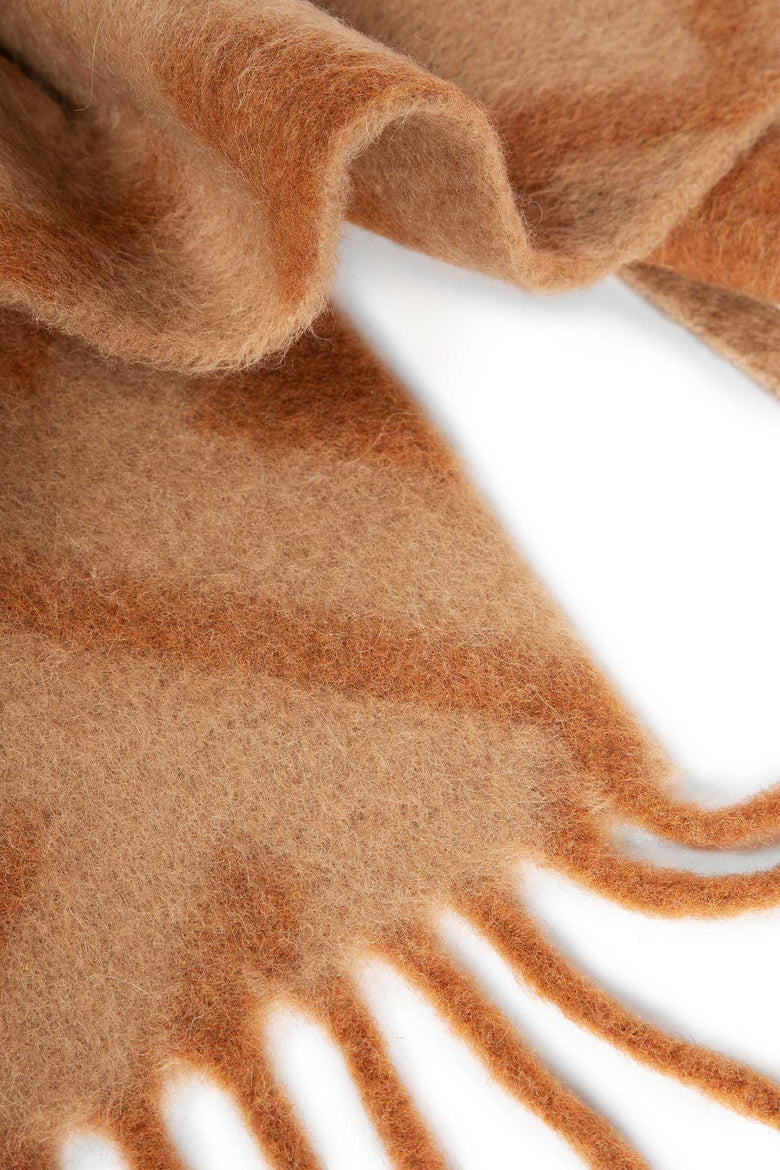 FENDI WOMAN BROWN SCARVES