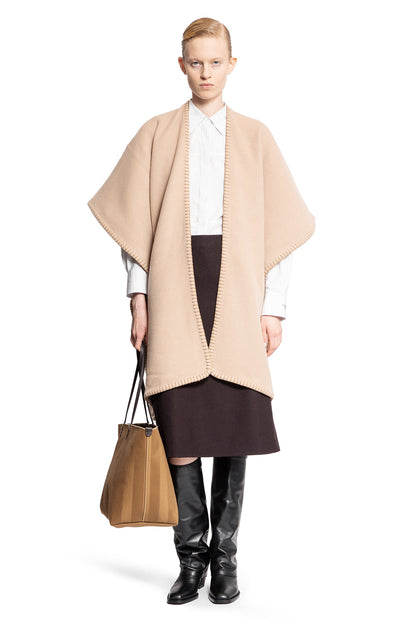 FENDI WOMAN BEIGE COATS