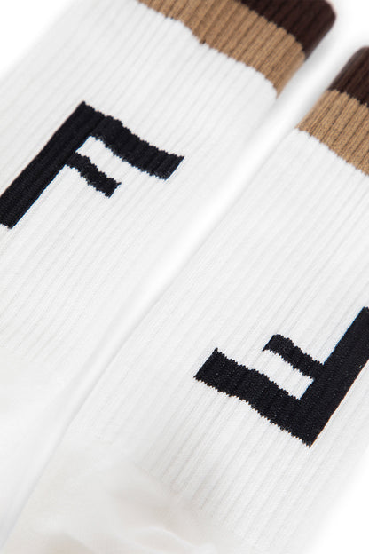 FENDI MAN WHITE SOCKS